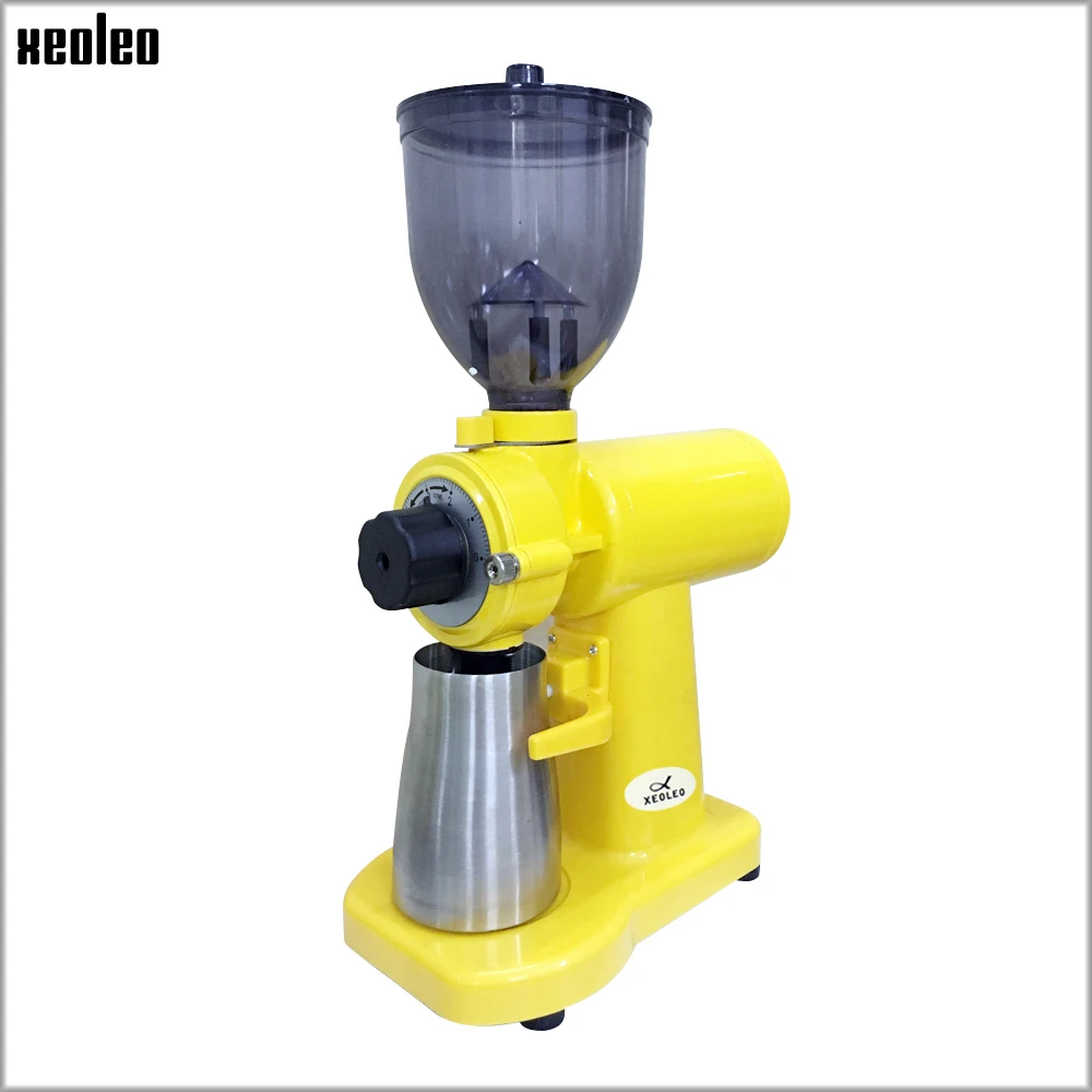 XEOLEO Italy Coffee grinder 150W Electric Coffee grinder Yellow/white