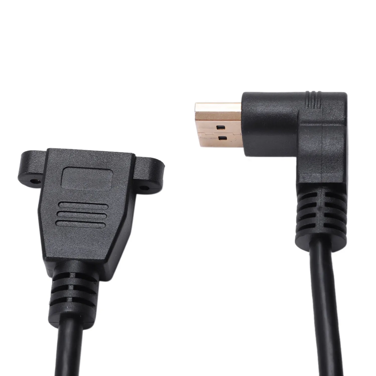 Кабель Displayport Male Female 2 0 Версия 30 см (1 фут) позолоченный 90 градусов Dp To с винтовым
