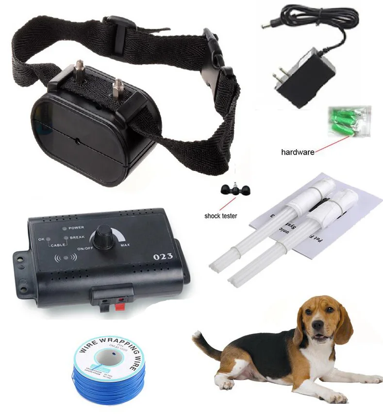 

Safety Pet Waterproof Train Control Device Collar Hidden Dog Electric Fencing Fence System High Quality