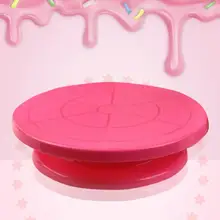 Пластиковый поворотный стол для торта, вращающийся пластиковый нож для украшения торта, 10 дюймов кремовая подставка для пирожных, декор торта, поворотный стол, Лидер продаж