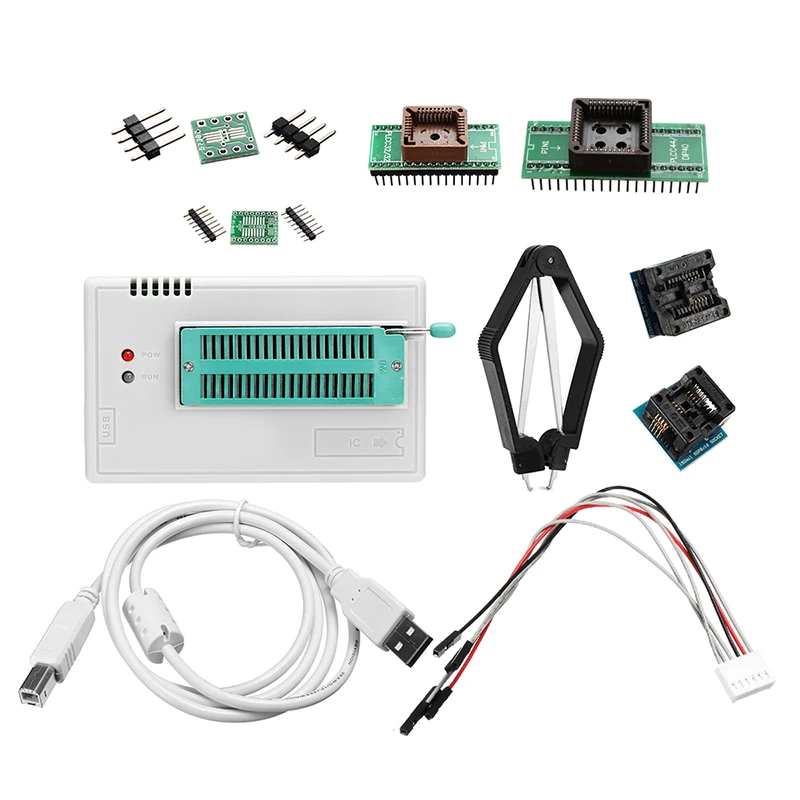 

MiniPro TL866 Universal Programmer TL866CS Bios Programmer Support about 13000 Chips/IC with 6pcs Adapters