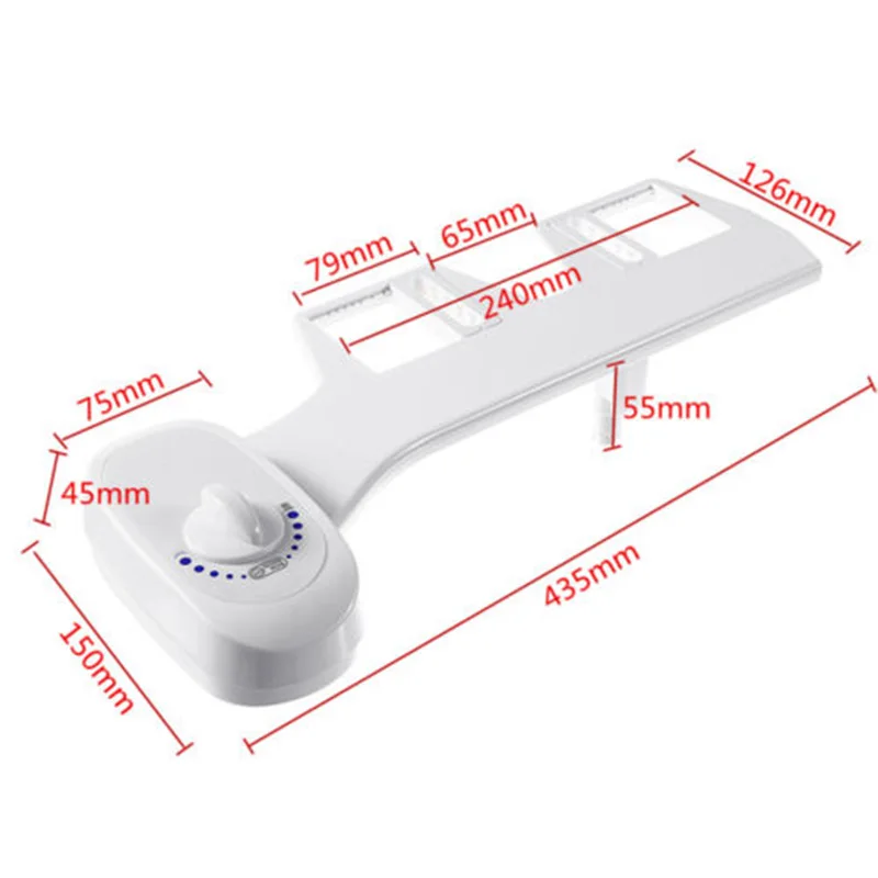 

Self~Cleaning Nozzle,Non~Electric Water Spray Bidet Toilet Seat Great Quality