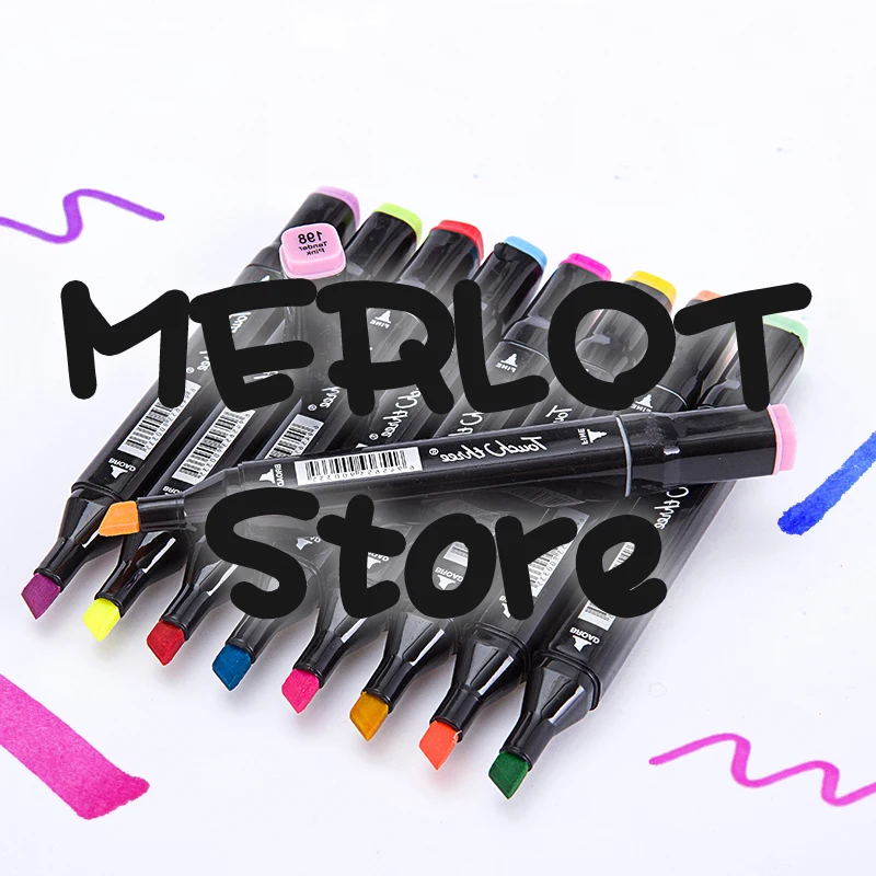 

Hot Sale color Three generations Student painting professional markers pen/Double headed alcohol oily pen school supplies