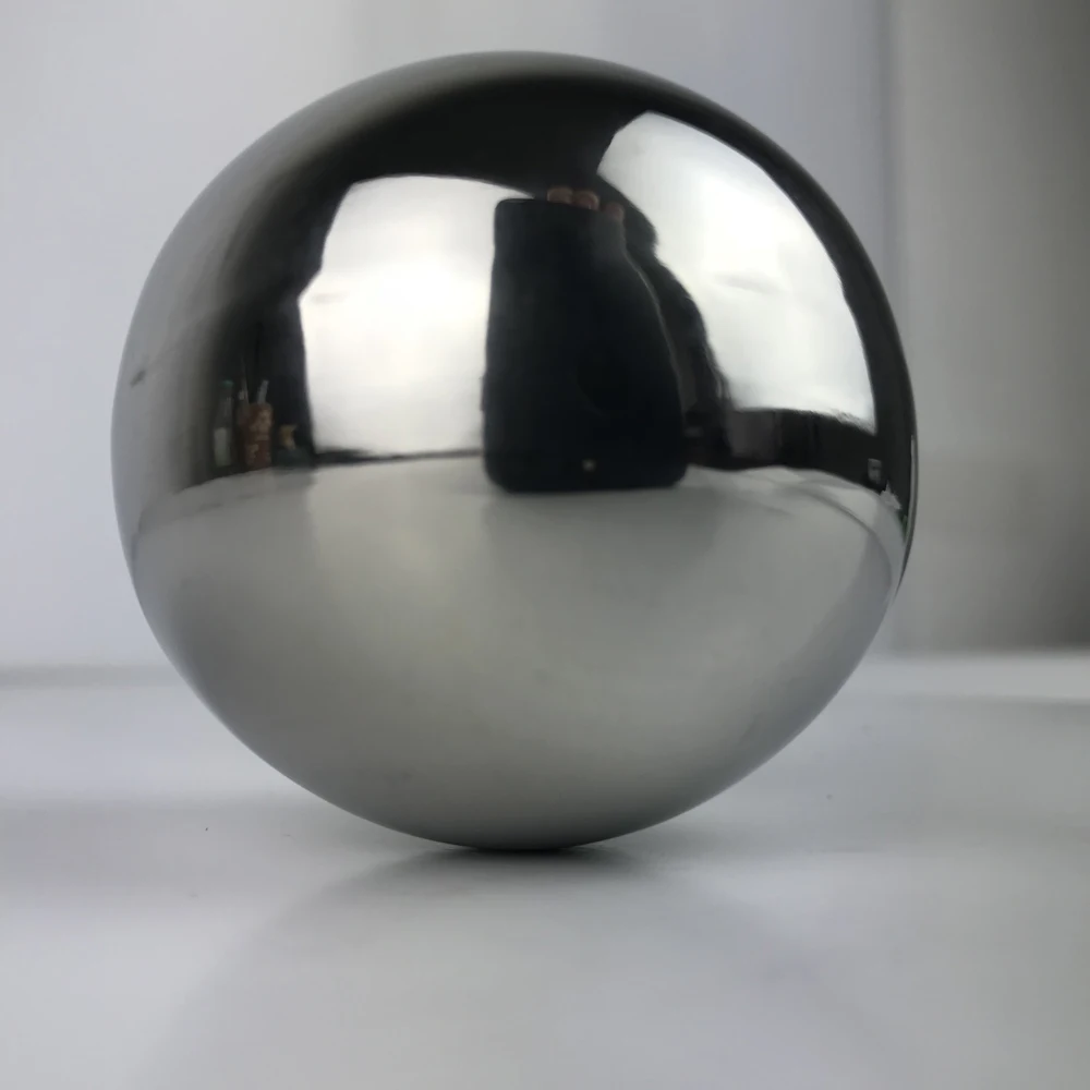 50mm 150mm High Gloss Glitter Stainless Steel Ball Sphere Mirror Solid Balls Home Garden