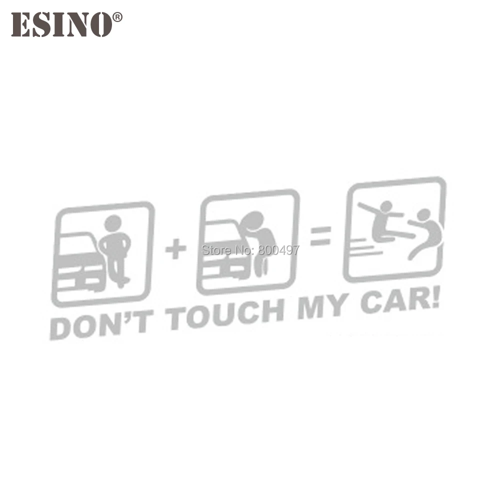 Car Styling Fashion Funny Decoration Car Accessory Don't Touch My Car Baby in Car Creative Reflective Stickers Car Body Decal - Image 5