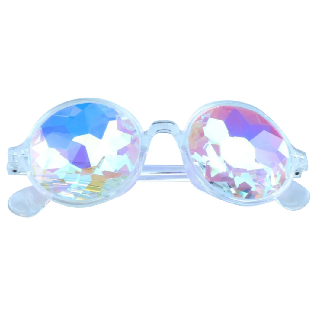 

Oval Kaleidoscope Sunglasses Rave Festival Holographic Cosplay Party Carnival Night Club Sunglasses Women Eyewear Unisex Glasses