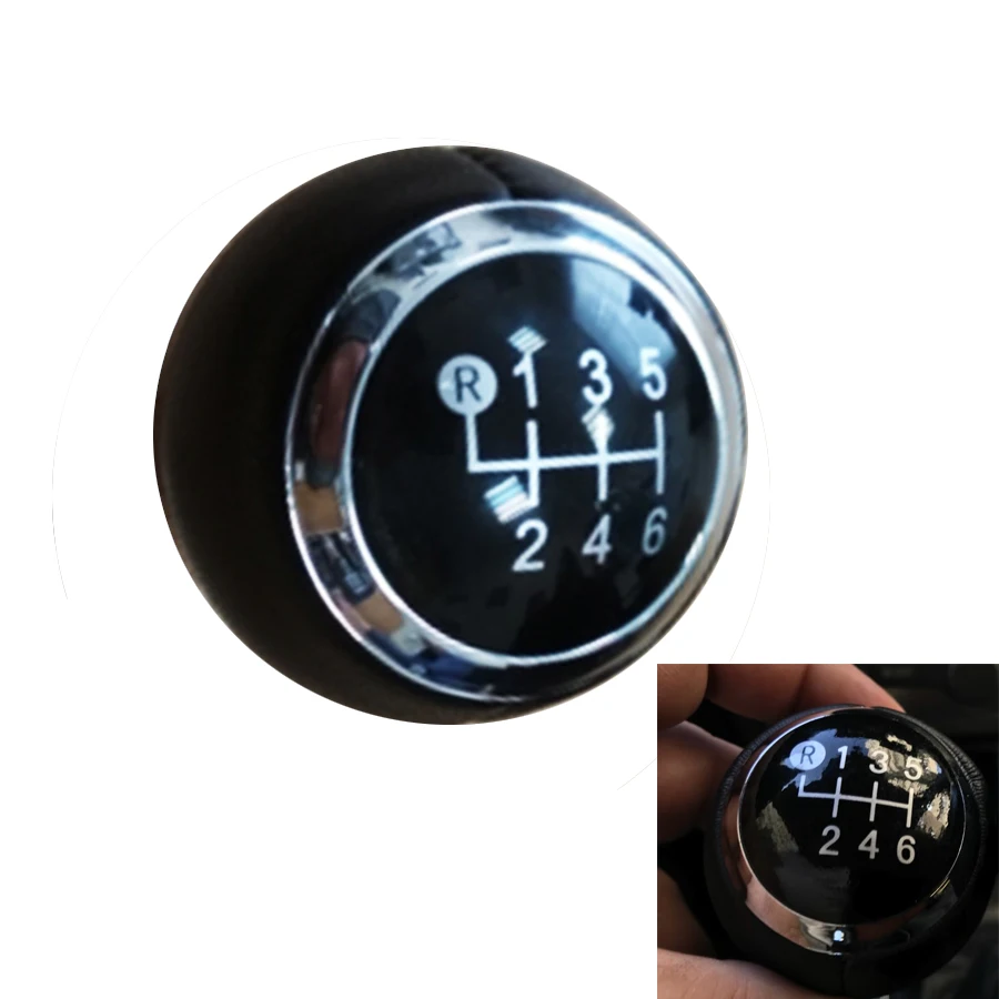 6 Speed Black Gear Shift Knob For Toyota Avensis Yaris Rav4 D4d Urban
