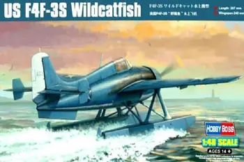 

Hobby Boss 81729 1/48 F4F-3S Wildcatfish Fighter Airplane Model Kit DIY