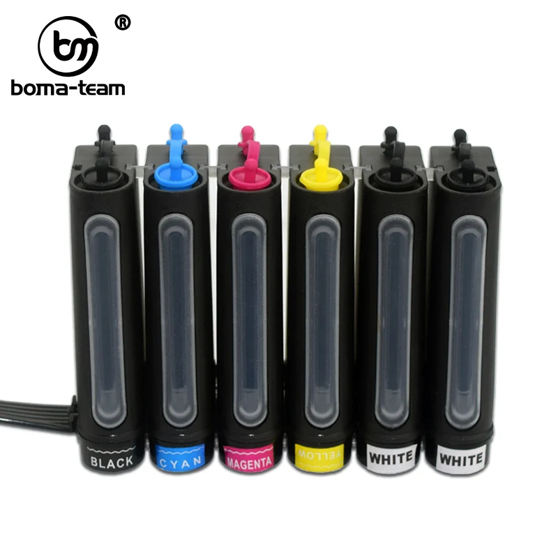 Sistema Preto de Ciss com o Amortecedor uv L1800 da Tinta para Epson R1400 L800 R330 R270 T50 1390 1400 1450 1500w R1390 Conduziu a Impressora do Leito o - Imagem 3