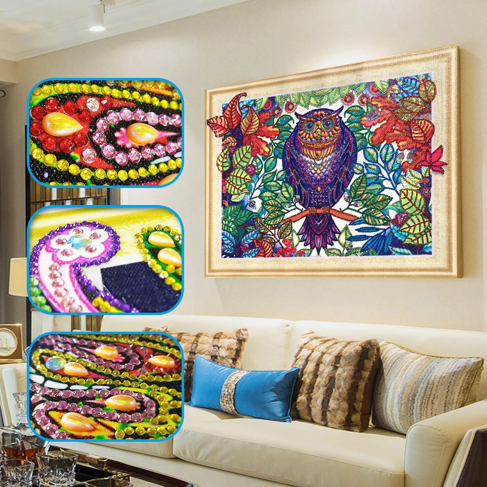 DIY Diamond Painting Cross Stitch People 3D Mosaic Picture Special Shaped Religious Embroidery Bead Home Decor LP051 | Дом и сад