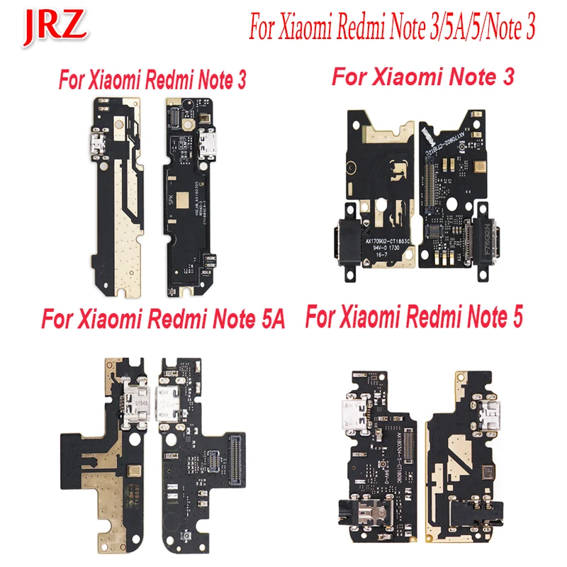 Плата зарядного USB порта JRZ для Xiaomi Redmi Note 5A 5 Prime гибкий кабельный разъем 3 3|Шлейфы