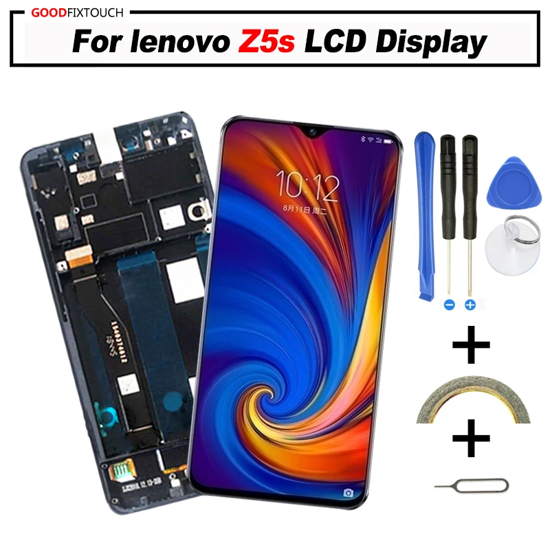 Для Lenovo Z5s ЖК-дисплей сенсорный экран дигитайзер для Z5S L78071 в сборе 6 3 дюйма |