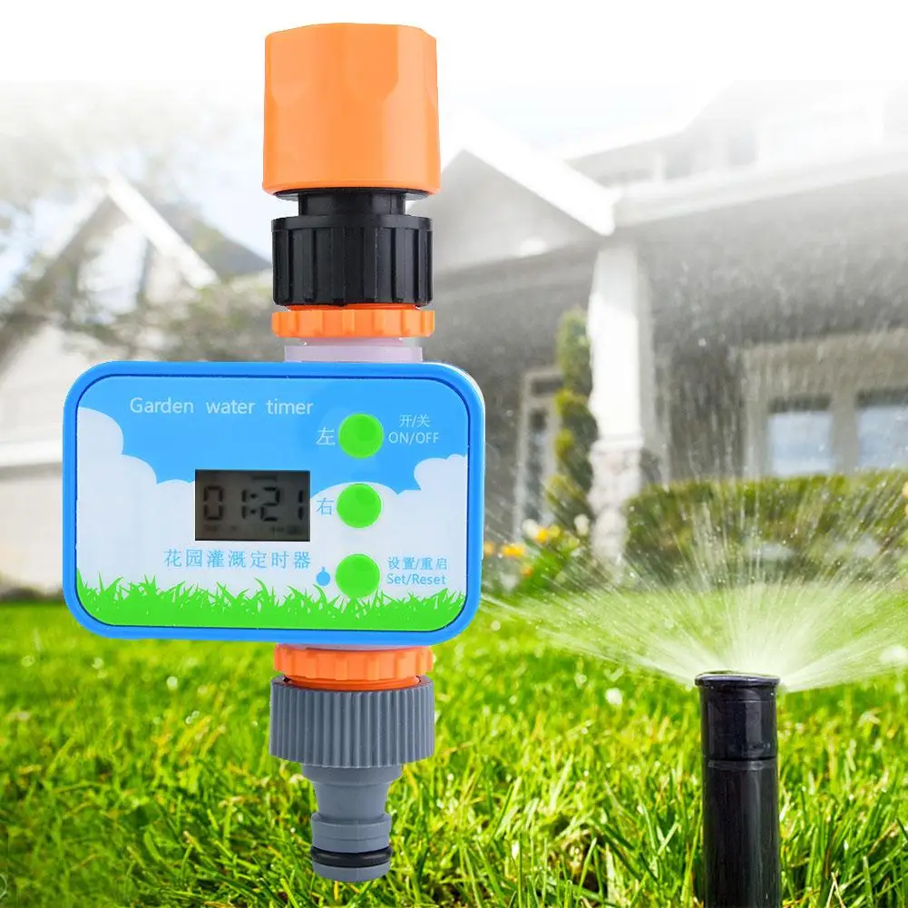 

Automatic Garden Irrigation Timer Intelligent Flowers Watering Controller System LCD Digital Irrigating Timer