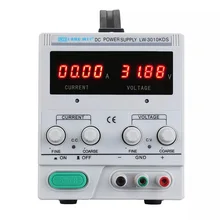 LONG WEI LW-3010KDS Adjustable LED Digital Display DC Power Supply 110V/220V 0-30V 0-10A Switching Regulated Power Supply mayitr dc power supply adjustable switching regulated lcd dual digital display 30v 10a with power line