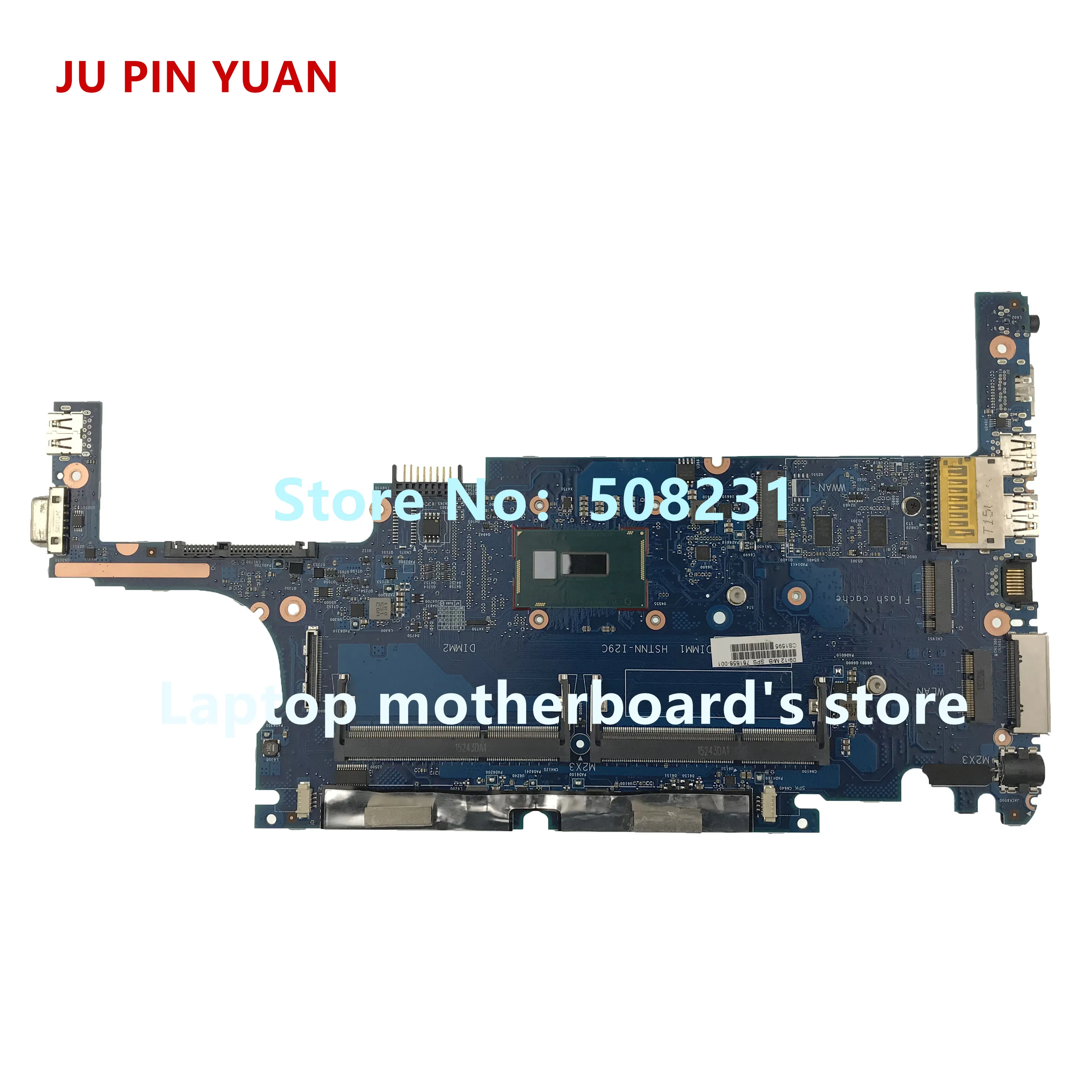 JU PIN YUAN для ноутбука HP 820 G2 материнская плата 781858-001 781858-501 781858-601 6050A2635701-MB-A01 I7-5600