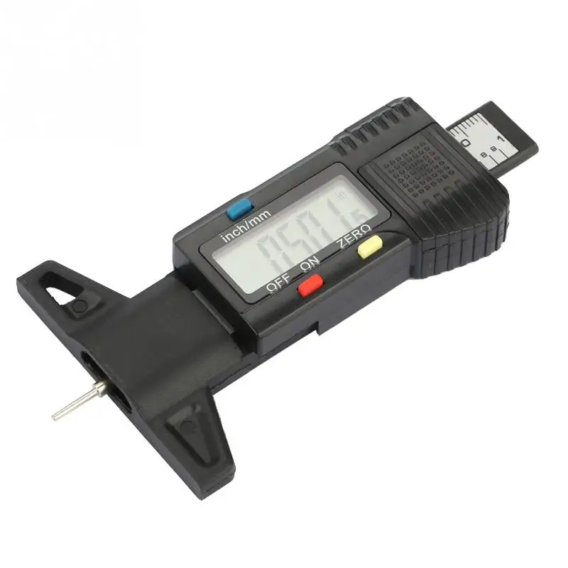 

Digital Tread Depth Gauge Caliper LCD Display Depth Tester High Accuracy Tyre Thread Tester gauge For Car Measuring Tools