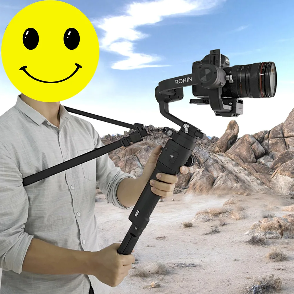 DJI Ronin S плечевой ремень из алюминиевого сплава с фиксированным кольцом и пряжкой