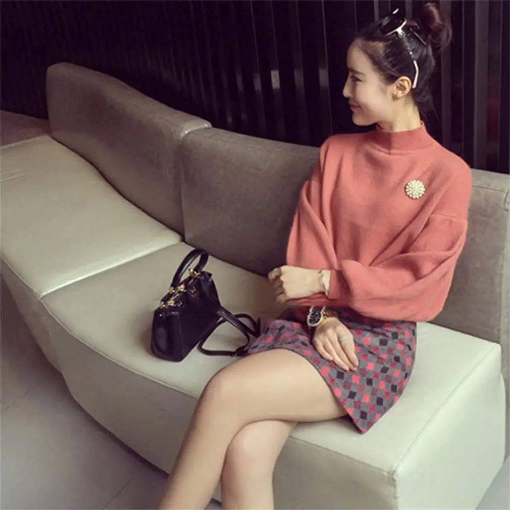 Для женщин плед, обтягивающее платье на завязках бедра короткие шерстяные юбки для женщин с пояс высокое качество