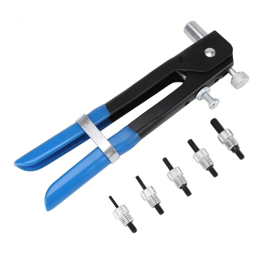 

Hot Aluminum Alloy 86pcs/set M3-M8 Blind Rivet Nuts Threaded Insert and Rivet Tool Riveter Gun Riveting Kit Tool