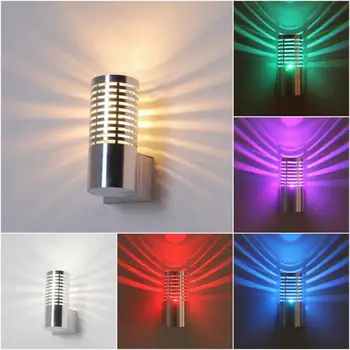 

AC85~265V LED Wall Lamps 3W LED Lighting Fixtures Modern Wall Lights For KTV bar indoor home wall decoration