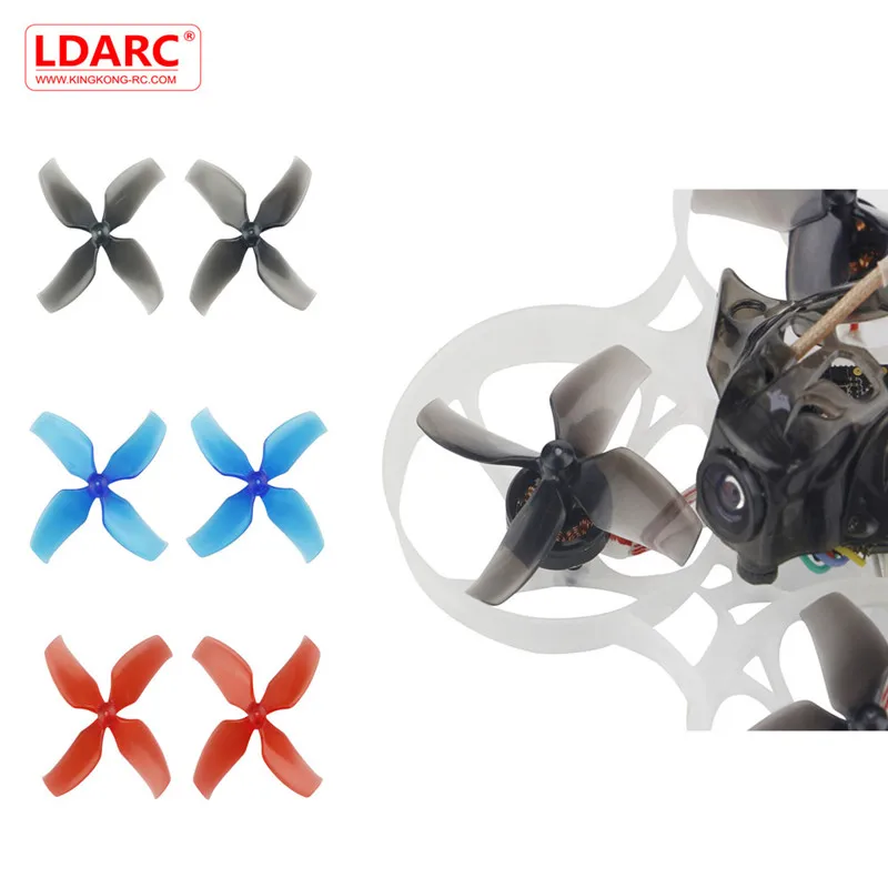 

10 Pairs KINGKONG/LDARC 1545 40mm 4-blade Propeller 1.0mm Hub for TINY 7 7X Snapper7 Mobula7 RC FPV Racing Drone Spare Parts