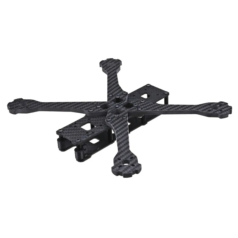 URUAV UF2/UF3 5/6/7 дюймов 220/250/300 мм углеродное волокно FPV Гоночная Рама Комплект 5 рычаг