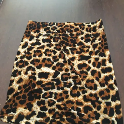 Модные женские туфли Высокая Талия леопардовым принтом юбка Сексуальная Bodycon Повседневное Клубная одежда тонкий мини-юбка Размеры S-L