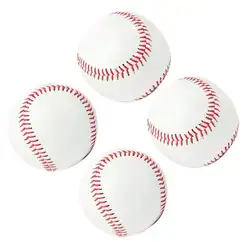 Тренировочные бейсбольные мячи, уменьшенные ударные защитные бейсбольные мячи, стандартные 9 дюймов Взрослые Молодежные кожаные покрытые