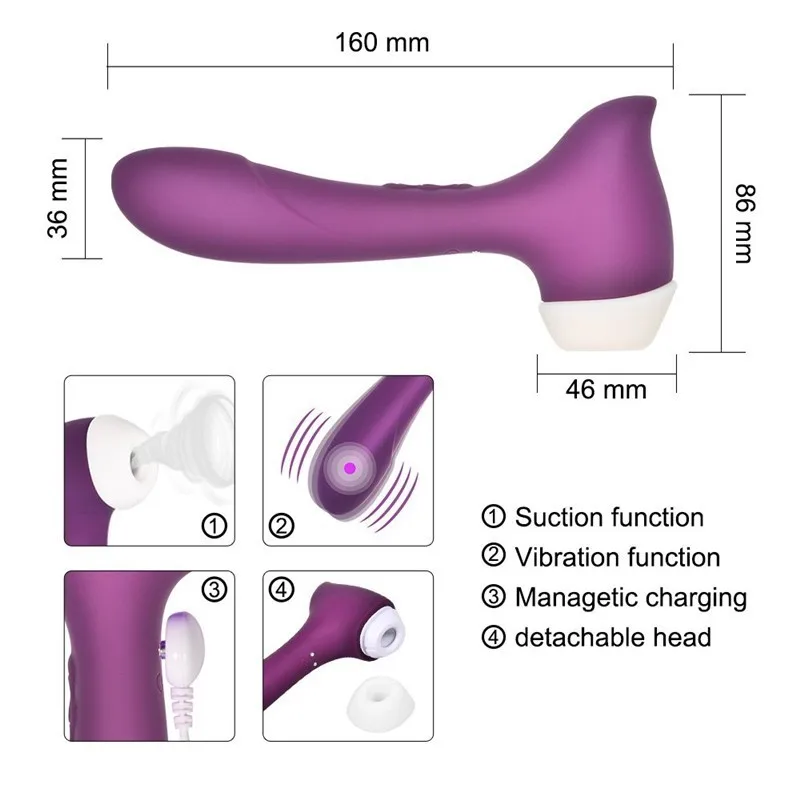 Powerful Nipple Vibrator G Spot Nipple Clitoris Stimulator Vibrator Clitoris Vibrator Suction Clitoris Sucker Sex Toys X275