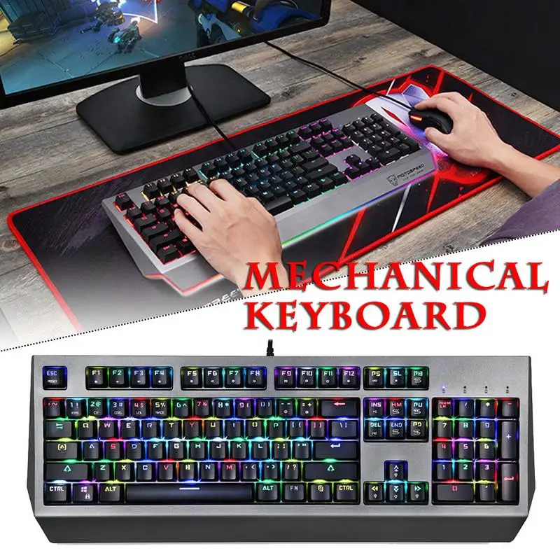 

MOTOSPEED Mechanical Keyboard CK99 Alien Cherry Red Axis RGB Backlight Full Key