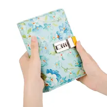 Lock Journal Binder Diary Notebook a6 Refillable 6 Ring Locking Diary Faux Leather Cute Flowers 160 Pages Personal Journal Lock Journal Binder Diary Notebook a6 Refillable 6 Ring Locking Diary Faux Leather Cute Flowers 160 Pages Personal Journal