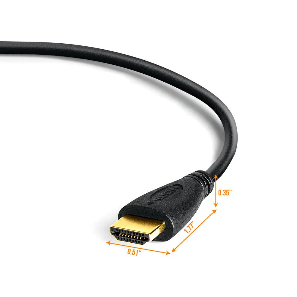 Высококачественный HDMI кабель v2.0 Gold высокоскоростной HDTV UltraHD HD 2160p 4K 3D от 0 5 м до