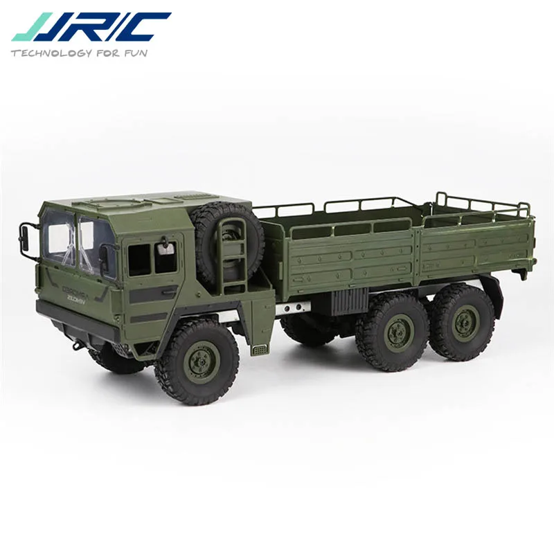 Радиоуправляемый автомобиль JJRC Q64 1/16 2 4G 6WD военный внедорожный рок гусеничный RTR
