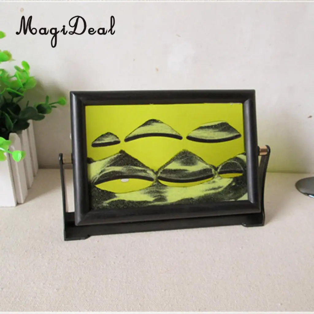 Goede 1Pc 3D Dynamische Zandloper Drijvende Olie Vloeibare Waskolf Timer Zandloper voor Kantoor Thuis Bureau Decor Ornament Vrienden Familie Gift
