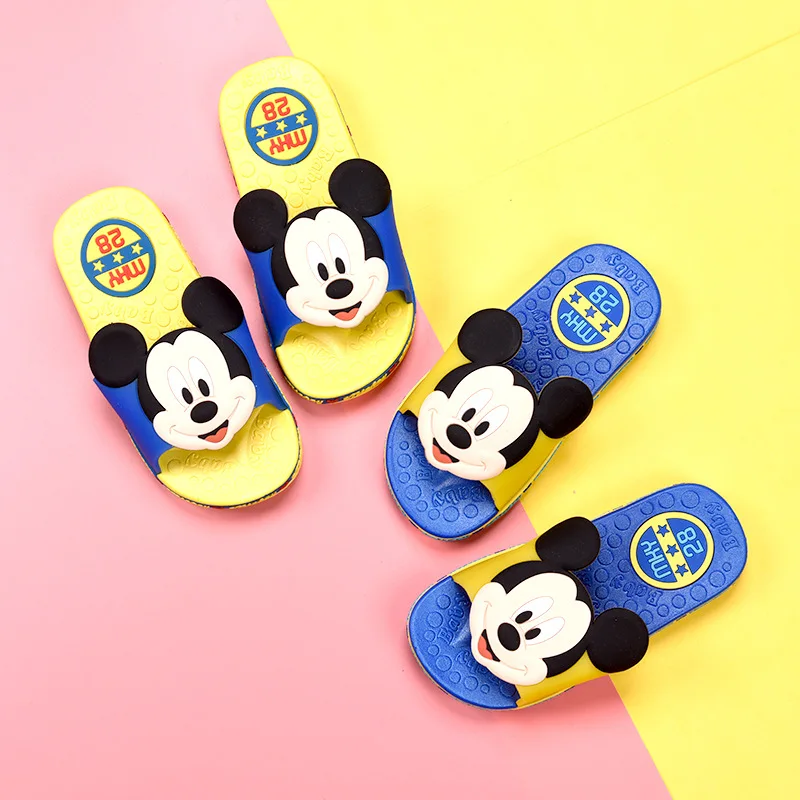 

Children's slippers Xiajishushi cartoon baby slippers at home soft bottom non-slippery boy slippers