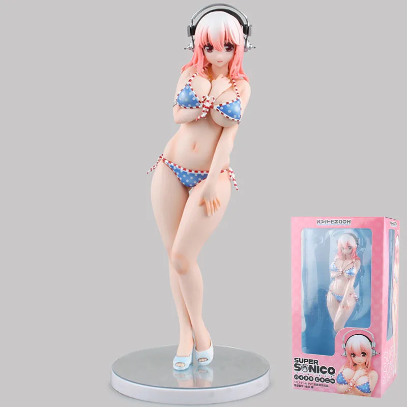 

25CM SUPER SONICO THE ANIMATION SUPERSONICO Paisura Sexy girls Rocket Boy Action Figure japanese Anime adult Action Figures toy