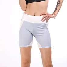 Besgo для женщин фитнес шорты геометрические соты цифровой узор контрастные цвета Высокая талия сексуальные тренировки фитнес спортивные шорты для йоги