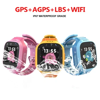 GPS Child Smart Watch Phone Position Children Watch 1.4 inch Color Touch Screen WIFI SOS Smart Baby Watch PK Q50 q80 q60 Watch