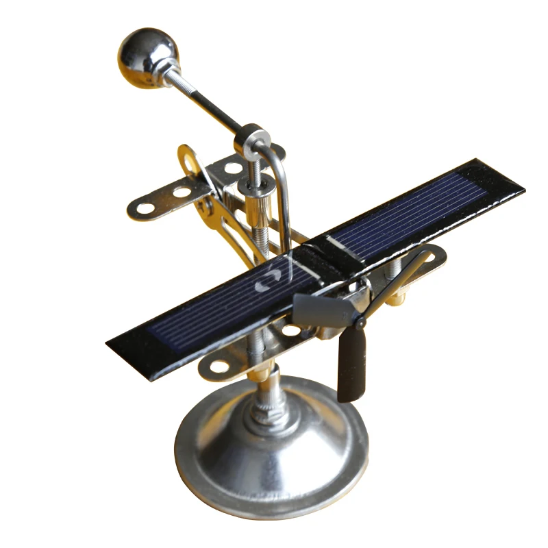 

Technology Innovation Solar Rotation Aircraft Model Decoration White Metal Science Experiment Tools Unisex Free Shipping