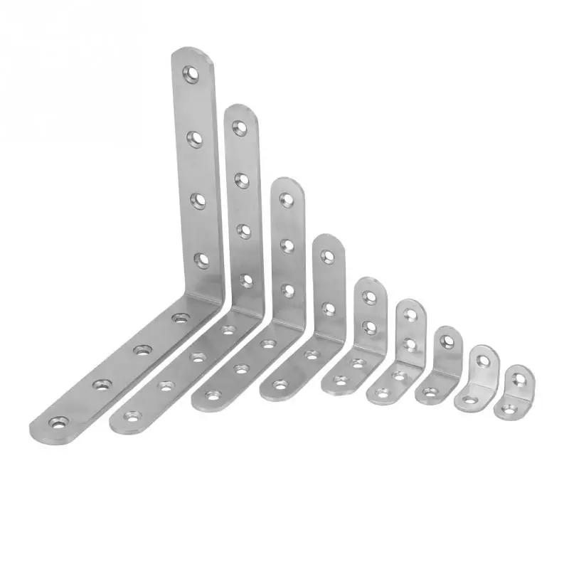 

Stainless Steel Corner Bracket Right Angle Brace Fixing Fastener for Furniture 2019 New