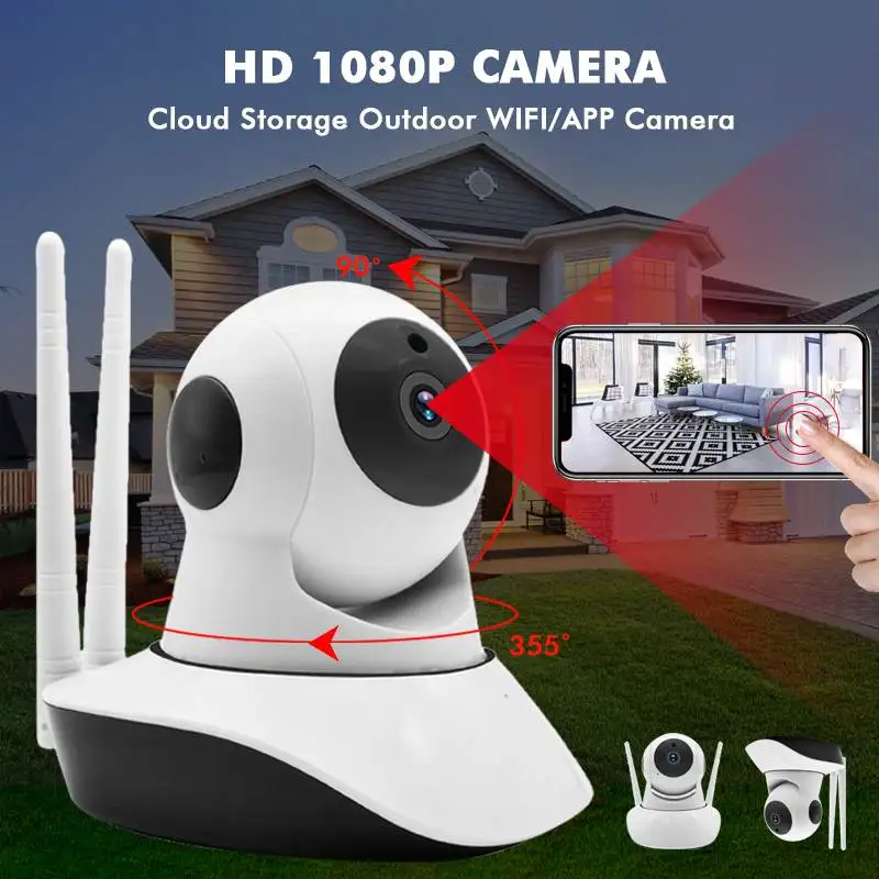 

Home Security IP Camera Wi-Fi Wireless Auto Tracking Of Human Network Camera Wifi HD 1080P Night Vision CCTV Camera Baby Monitor