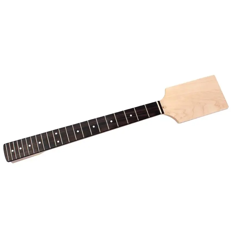 

22 Frets Dot Inlay DIY Maple Guitar Neck Paddle Headstock Electric Guitar Replacement