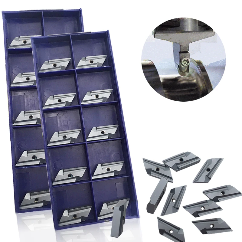 

10pcs Durable KNUX 160405R Carbide Inserts High Strength Milling Cutter Inserts Turning Tool For Steel Machining