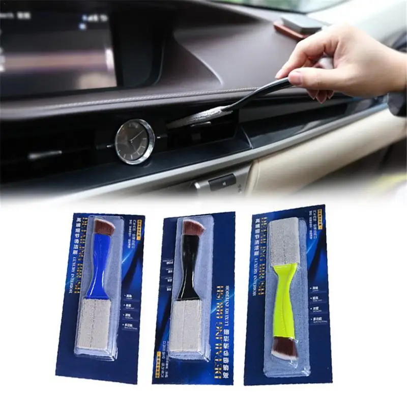 

Cars Auto Air Conditioning Outlet Cleaning Brush Soft Brush Dust Brush Car Interior Brush Cleaning Supplies Tools