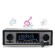 Популярный Bluetooth винтажный автомобильный Радио MP3-плеер Стерео USB AUX классический автомобильный стерео аудио