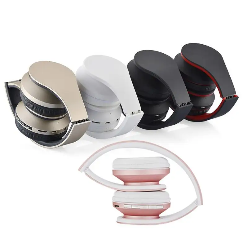 

Over-Ear Wired Wireless Bluetooth Headset Stereo Fetta 4 In 1 Upgrade Bluetooth Foldable Headset With Micro Support SD / TF