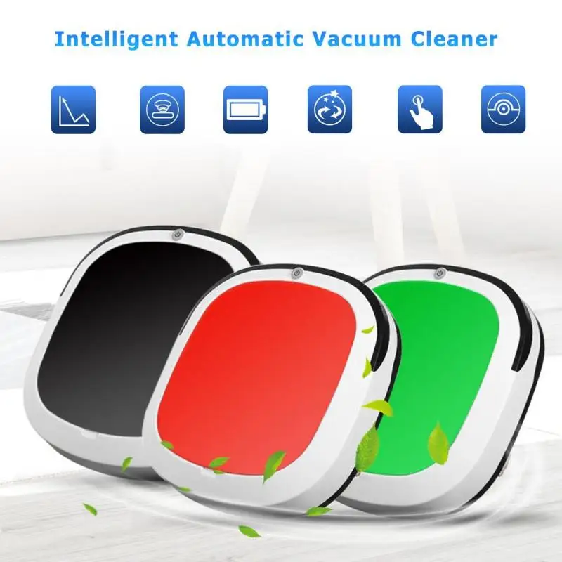 

Wireless Smart Vacuum Cleaner Robot Ultra-thin Floor Sweeper Mopping Dust Collector Automatic Cleaner for Home Vacuum Cleaning