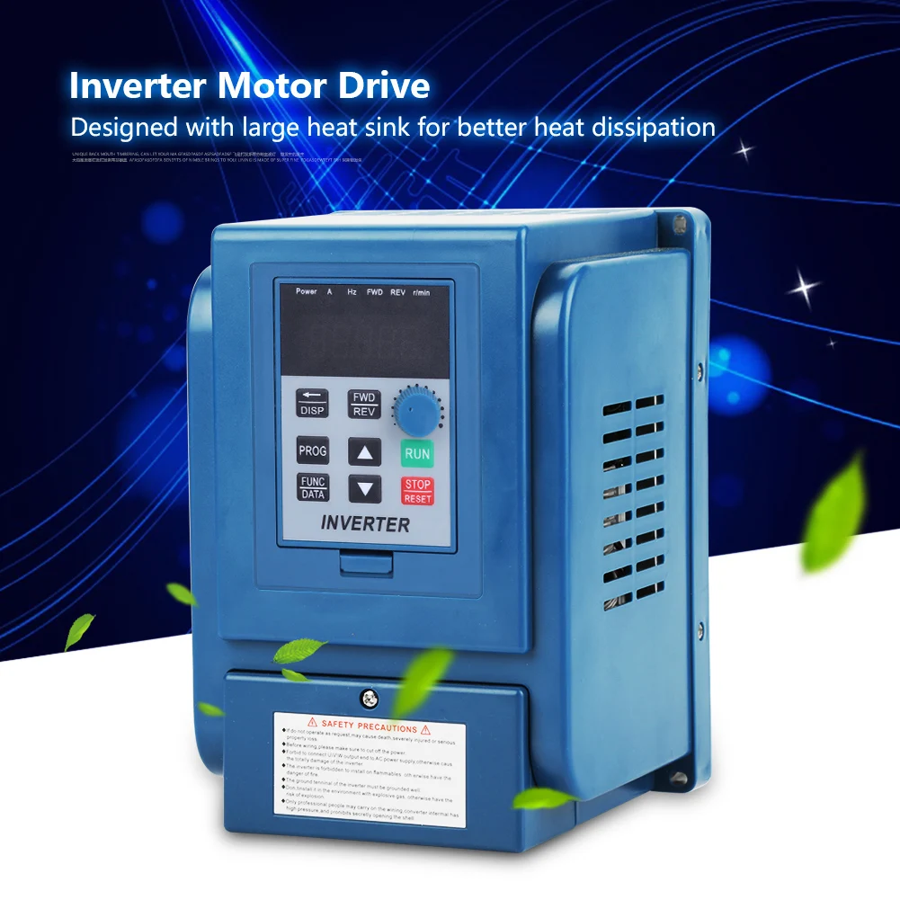 

Adjustable-Frequency Drive Inverter Motor Drive 380V AC Variable Frequency Drive VFD Speed Controller for 3-phase 4kW AC Motor