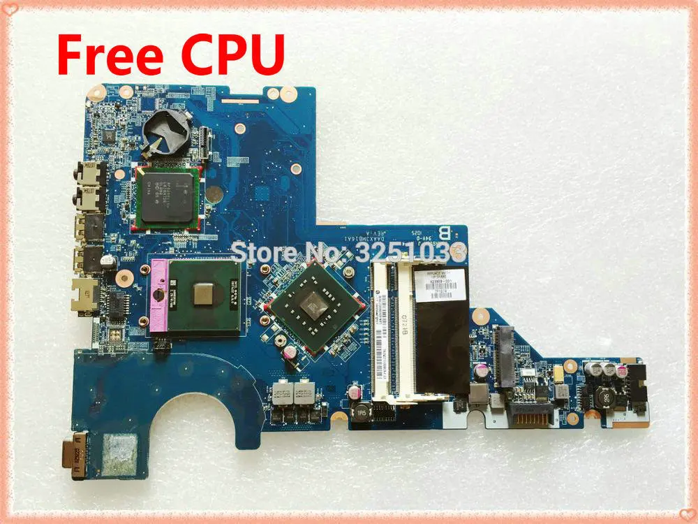 623909 001 для HP G56 108SA 129WM женский ноутбук Compaq CQ56 материнская плата DDR2 DAAX3MB16A1