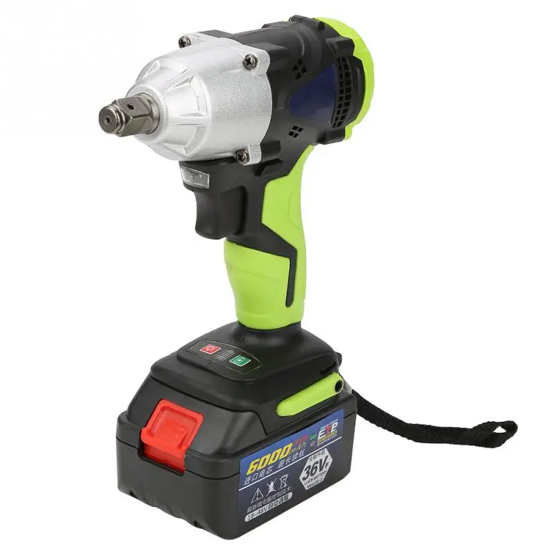 

36V Lithium Battery Powered Brushless Impact Spanner High Power 1/2" Electric Spanner with LED Professional